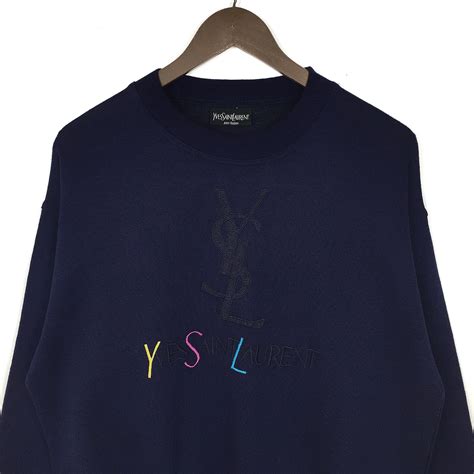 mens ysl sweatshirt|ysl sweatshirt vintage.